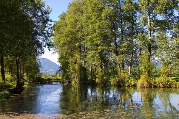 Vista Panoramica Bellissimo Paesaggio Alpino — Foto Stock