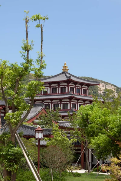 Живописный Вид Красивые Архитектурные Детали Храма — стоковое фото