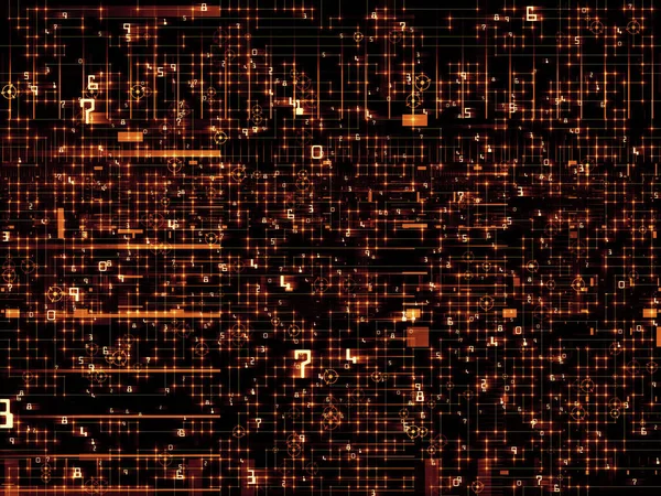 Composição Linhas Diagrama Rede Números Elementos Design Abstratos Para Servir — Fotografia de Stock