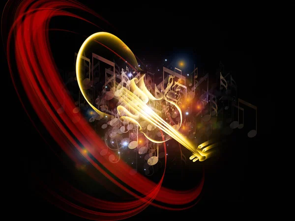 Arreglo Notas Gráficas Musicales Elementos Diseño Violín Sobre Música Clásica — Foto de Stock