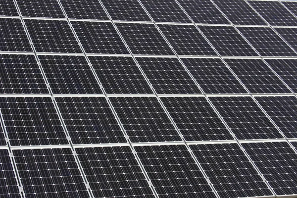 Solární Střecha Výroba Elektřiny — Stock fotografie