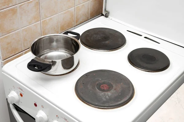 Посуда Кухонной Плите — стоковое фото