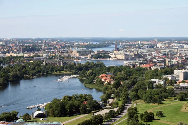 Vista Ciudad Estocolmo — Foto de Stock