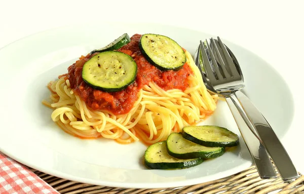 Смачна Італійська Паста Спагетті — стокове фото