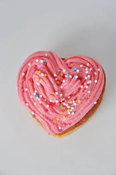 Heart Shape Muffin Food Concept — Stock Photo, Image