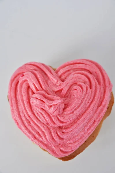 Heart Shape Muffin Food Concept — Stock Photo, Image