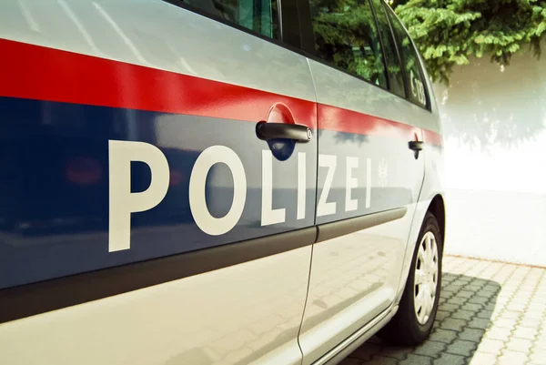 Streifenwagen Der Polizei — Stockfoto