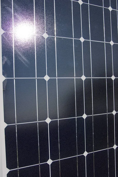 Solarenergie Stromerzeugung — Stockfoto