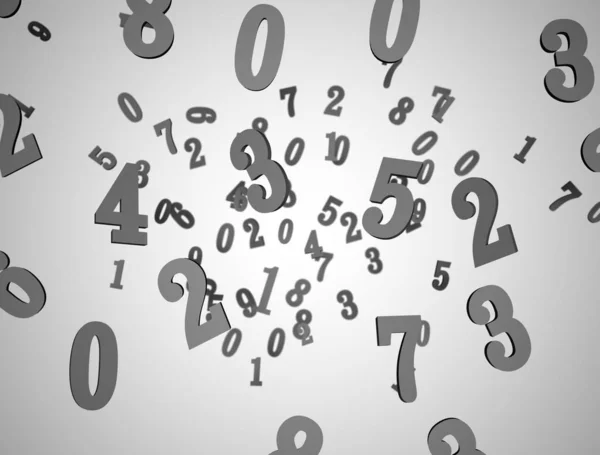 Numbers Abstract Background — Stock Photo, Image