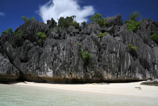 Strand Auf Palawan Philippinen — Stockfoto