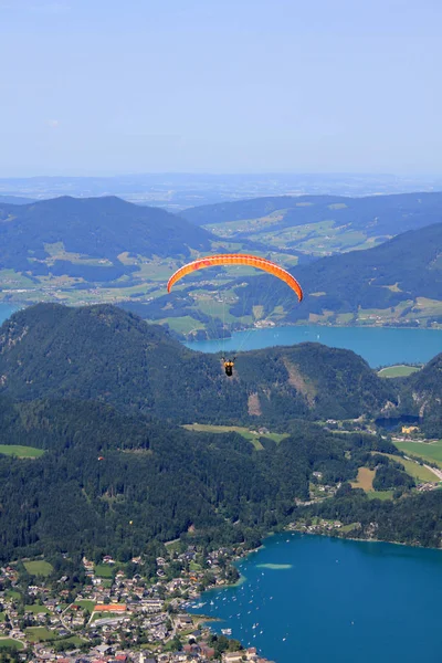 Paragliden Bij Twaalf Hoorn — Stockfoto