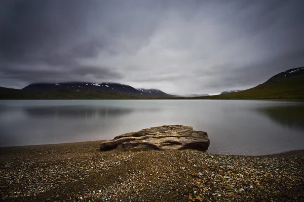 Natura Viaggi Svezia Lago Scandinavia Mirroring Silenzio Turismo Shore Ambiente — Foto Stock