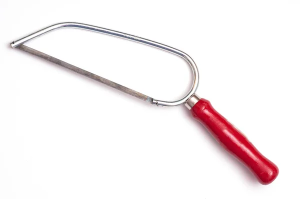 Εργαλείο Κόκκινης Μεταλλικής Λαβής Για Καθαρισμό Και Ασθενή — Φωτογραφία Αρχείου