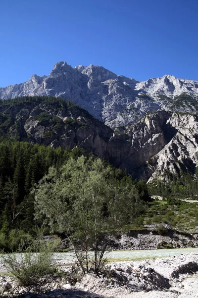 Vista Panorámica Del Hermoso Paisaje Los Alpes —  Fotos de Stock