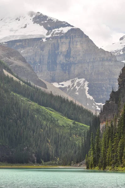 Kanada Landschaft Lake Louise Banff Nemzeti Park — Stock Fotó