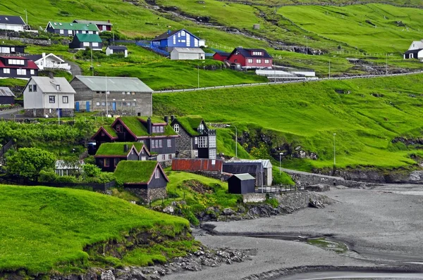 Leynar Danish Name Lejnum Place Faroe Islands West Streymoys 113 — Zdjęcie stockowe