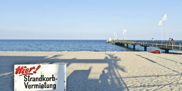 Spiaggia Baltica Concetto Viaggio — Foto Stock