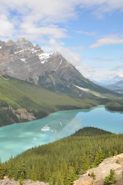 Kanada Pexto Lake Den Rocky Mountains — Stockfoto