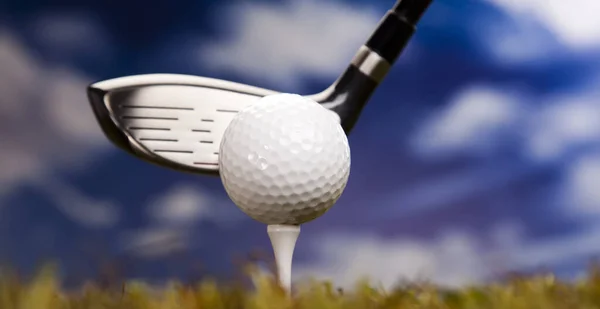 Juego Pelota Golf Concepto Deporte — Foto de Stock