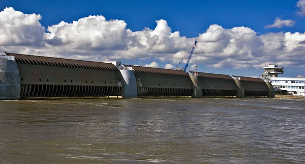 Die Brücke Hafen Von Riga — Stockfoto