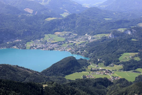 Salzkammergut Ist Eine Österreichische Seen Und Gebirgsregion Der Nähe Von — Stockfoto