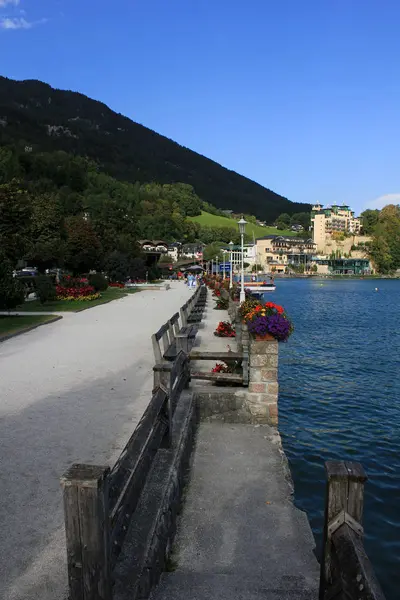 Vue Panoramique Sur Paysage Alpin Majestueux — Photo