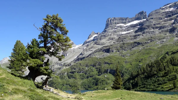 Görkemli Alp Manzarası Manzarası — Stok fotoğraf