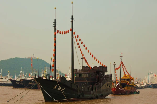 Zhoushan Daki Balıkçı Limanı — Stok fotoğraf