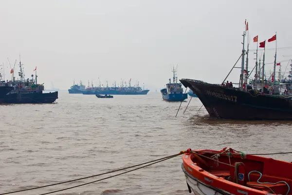 Port Pêche Sur Zhoushan — Photo