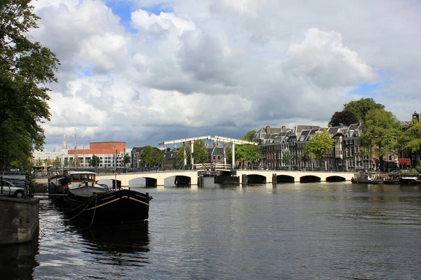 Ponte Magro Ponte Magro Amsterdam Circa Amstel — Foto Stock