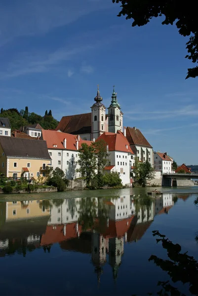 Stare Miasto Steyr Górna Austria Austria — Zdjęcie stockowe