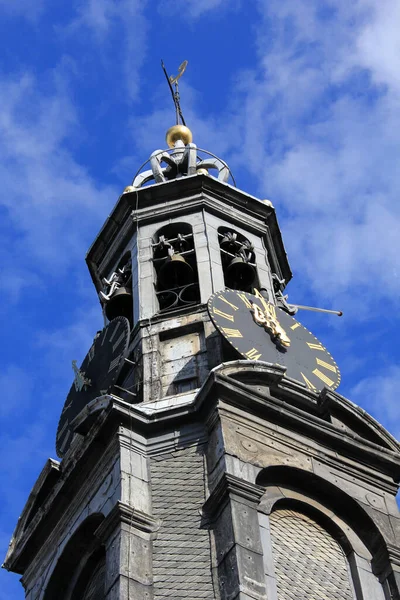 阿姆斯特丹的钱币塔 — 图库照片