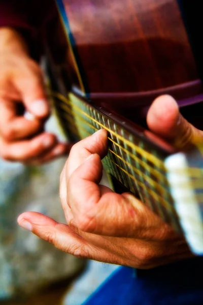 Instrumento Musical Guitarra Música — Foto de Stock