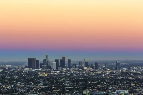 Vista Para Centro Los Angeles — Fotografia de Stock