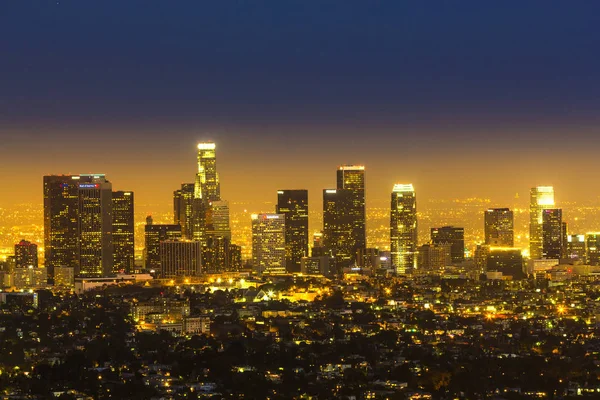 Vista Para Centro Los Angeles — Fotografia de Stock