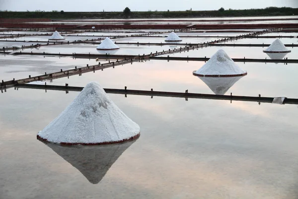 Salt Flats Asia – stockfoto