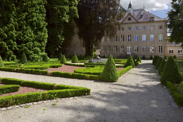 Weergave Van Een Oud Klooster Stad Schengen Luxemburg Zomer — Stockfoto