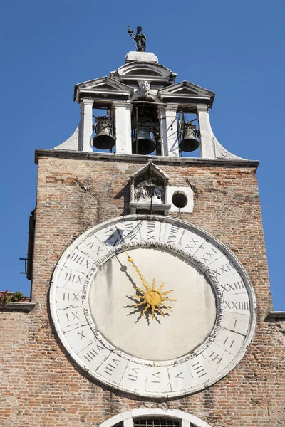Reloj Iglesia San Giacomo Rialto Venecia Veneto Italia Europa — Foto de Stock