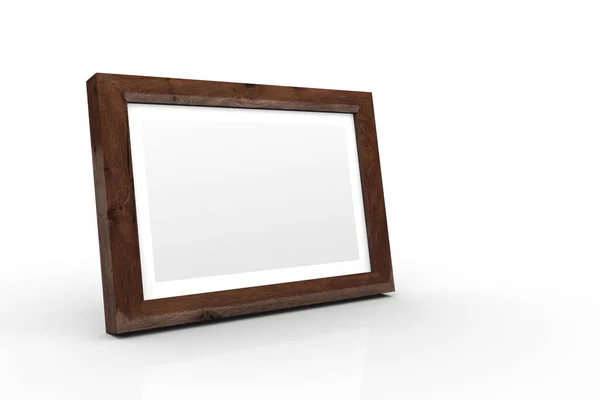 3D木制相框 橡木旧相框 — 图库照片