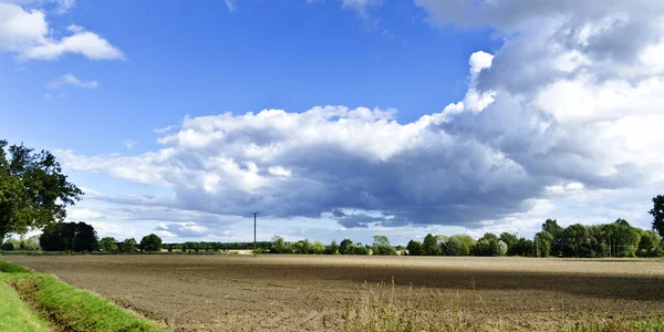 Naturskön Utsikt Över Landsbygden Selektivt Fokus — Stockfoto