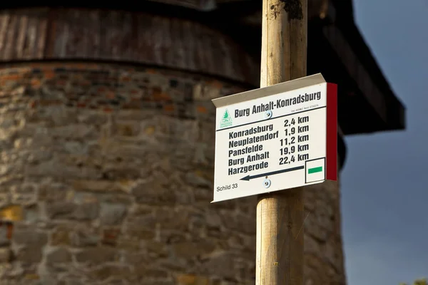 Molino Viento Endorf Ciudad Falkenstein Harz —  Fotos de Stock