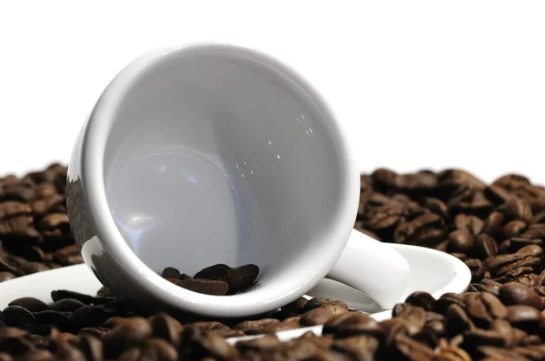 Rostade Bruna Kaffebönor — Stockfoto