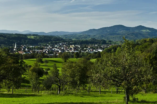 Derrière Elle Les Vosges — Photo