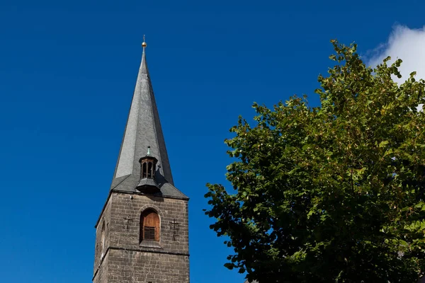 Παγκόσμια Κληρονομιά Πόλη Του Quedlinburg Εκκλησία — Φωτογραφία Αρχείου