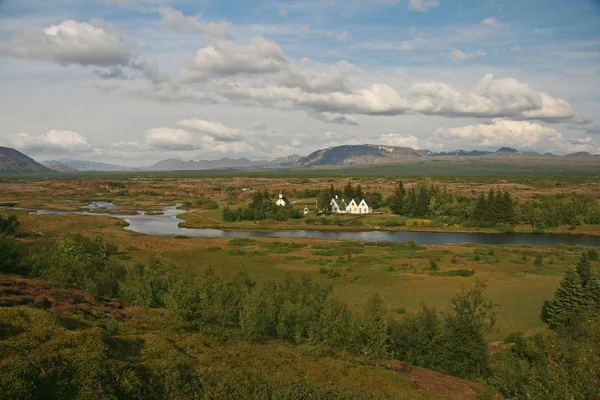 Landschaft Bei Thingvellir Island — Stockfoto
