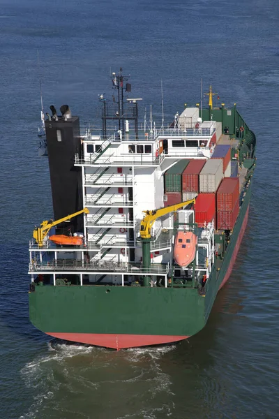 Frachtschiff Transportschiff Schifffahrt — Stockfoto