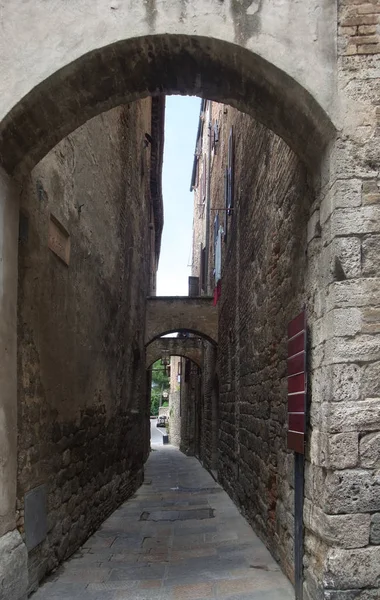 San Gimignano Benyomása Egy Toszkán Város Olaszország — Stock Fotó