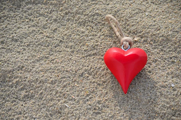 Ein Herz Strand — Stockfoto