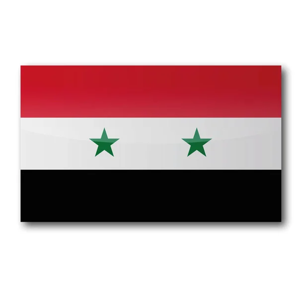 Flag Syria Country Flag — Stock Photo, Image