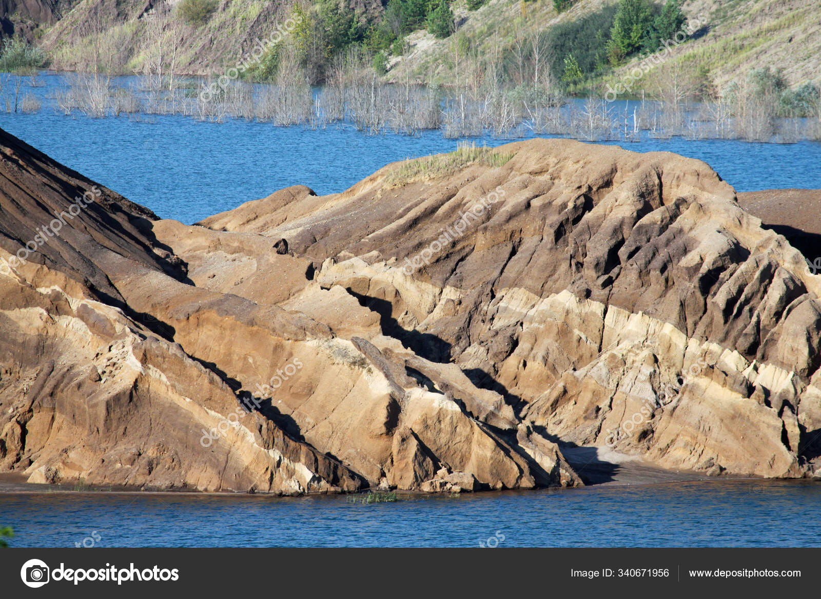 Vista Panorámica Dunas Enfoque Selectivo — Foto de stock